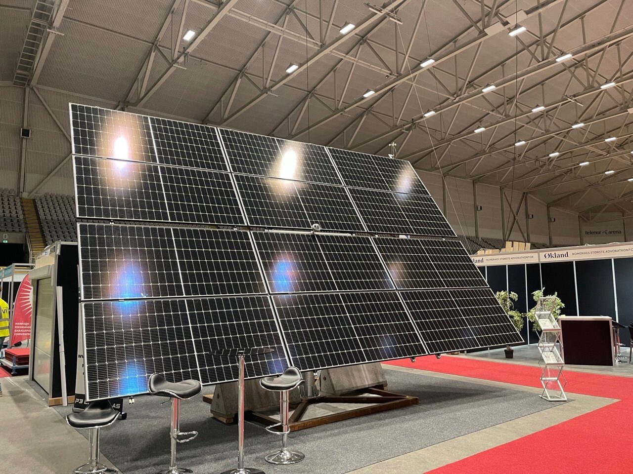 Solcelleanlegg montert av P3 Elektro AS